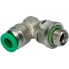Конектор фитинг за кафе машина Lavazza 1/8+Ф6 mm - ъглов 90°
