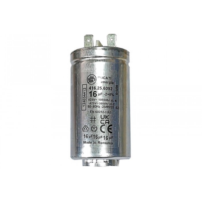 Кондензатор за сушилня AEG, Electrolux, Zanussi 16mF 475V Ducati
