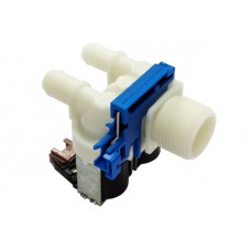 Двоен електромагнитен вентил, клапан за пералня AEG, Electrolux, Zanussi - 220V 60Hz - 180° - RAST 2.5