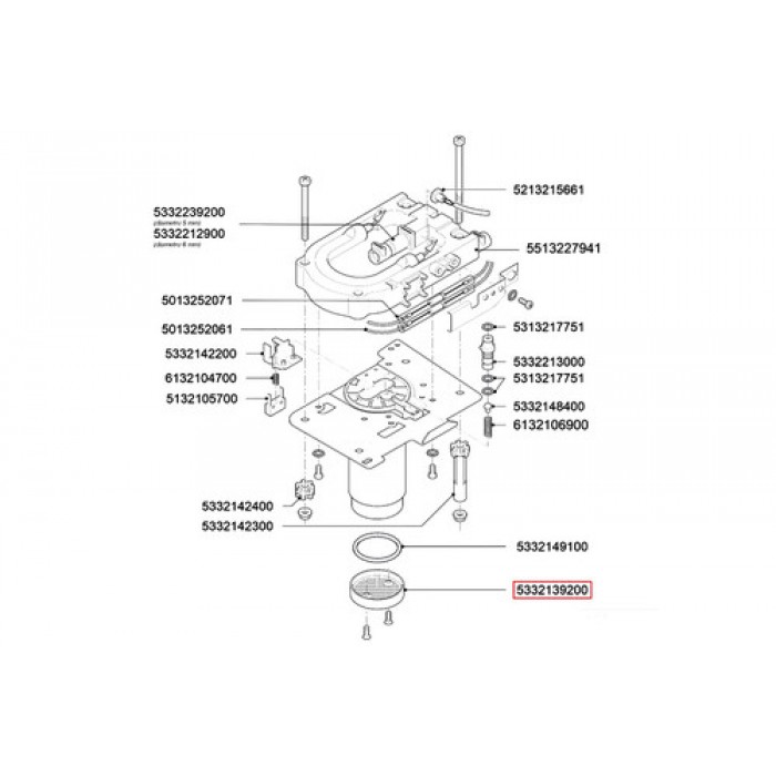 Цедка бутало за кафе машина Delonghi Ф 43 mm