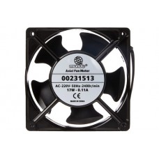 Елекрически вентилатор универсален 17W 240 V черен 120Х120Х38 мм