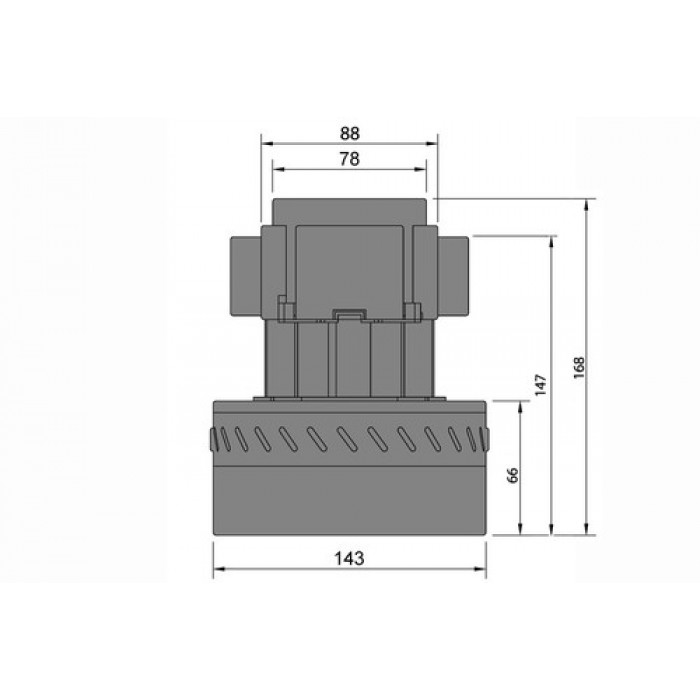 Двигател, мотор за перяща професионална прахосмукачка 1000W 230V