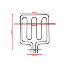 Горен нагревател за Neo, Vestel, Crown, Eurolux 1100W+2000W